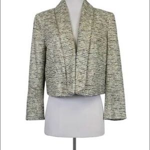 Alice + Olivia Gold Tweed Jacket